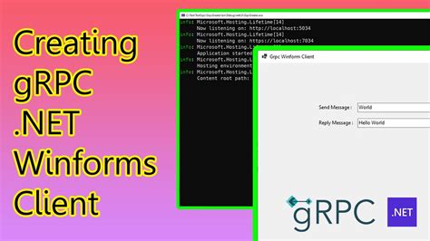 Creating Grpc Net Winforms Client Youtube