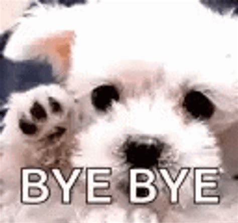 Cute Puppy Goodbye 