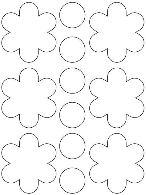 Paper Flower Template Printable Best 25 Printable Flower Ideas On