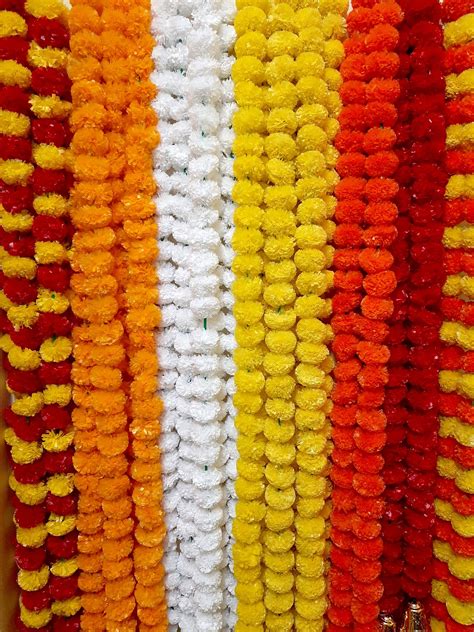 wholesale artificial marigold flower decor garlands vine etsy