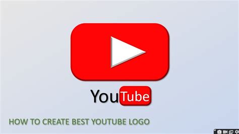 How To Create Best Youtube Logo With Powerpoint Youtube Logo Design
