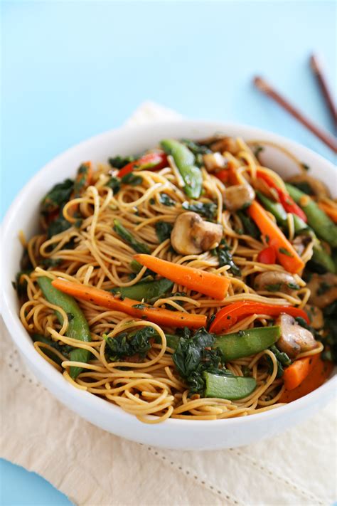 Easy Vegetable Lo Mein The Comfort Of Cooking