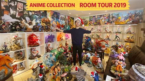 Big Room Tour Anime Statues Figures Collection Naruto One Piece Dragon
