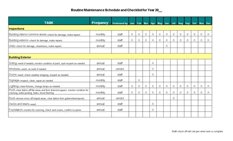 Excel Maintenance Service Report Format Excel Daily Maintenance