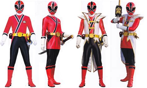 Red Samurai Power Ranger Iterations