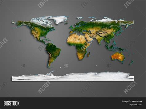 3d World Map Image And Photo Free Trial Bigstock