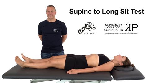 Supine To Long Sit Test Youtube