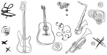 24 contoh gambar sketsa alat musik terlengkap duniasket. Gambar Alat Musik Yg Mudah Digambar