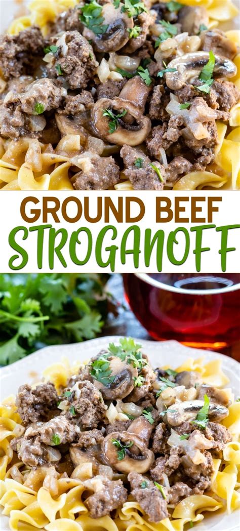 30 Minute Ground Beef Stroganoff - Crazy for Crust ...
