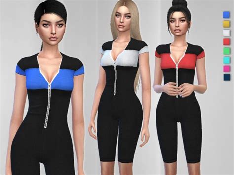 The Sims Resource Nova Jumpsuit By Puresim Sims 4 Downloads
