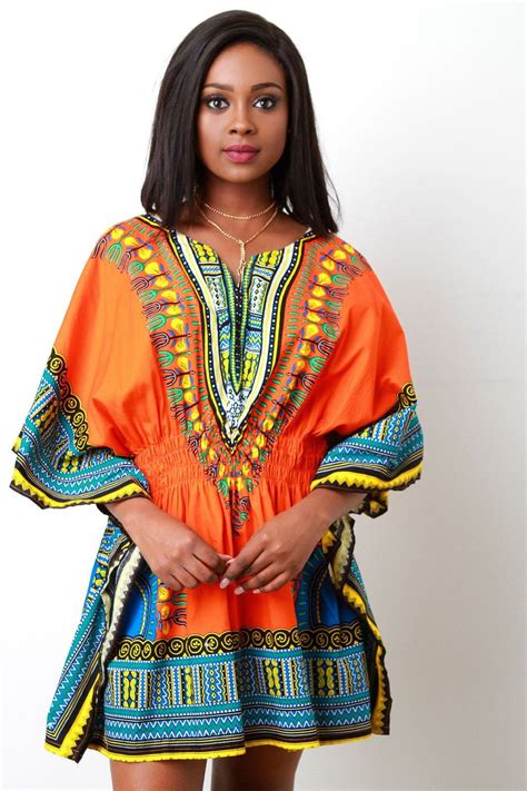 African Print Orange Dashiki Women Dress 22313 Womens Maxi Dresses Dress Size Chart Women