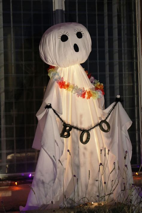 Hawaiian Ghost Halloween Ghost Decorations Easy Halloween