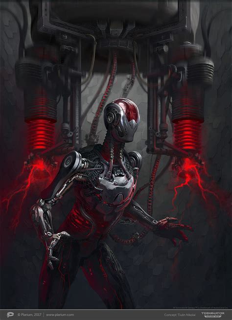 Concept Art For Game Terminator Future War Nikoli Tiulin On