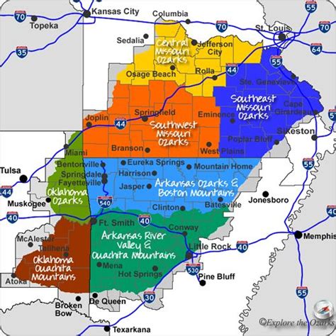 Maps Maps And More Maps Of The Ozarks And Ouachita Mountains Explore