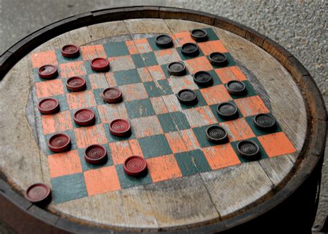 Checkers On Barrel Free Stock Photo Public Domain Pictures