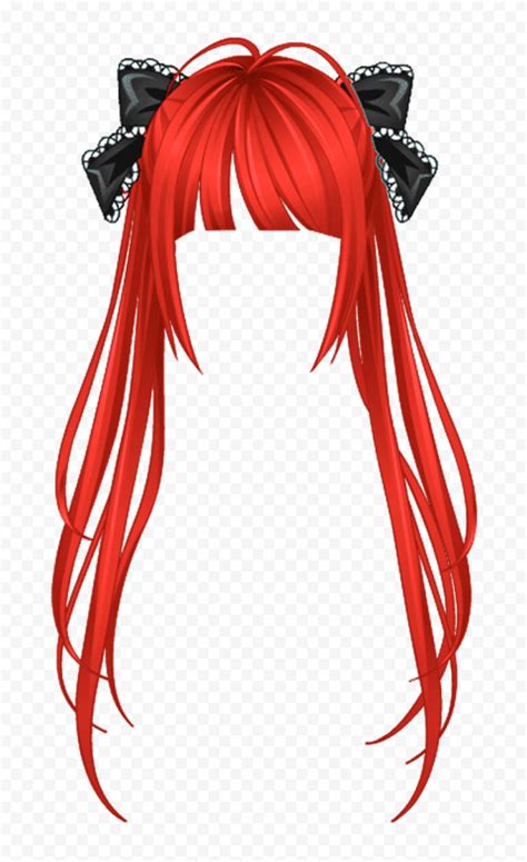 Anime Girl With Long Red Hair