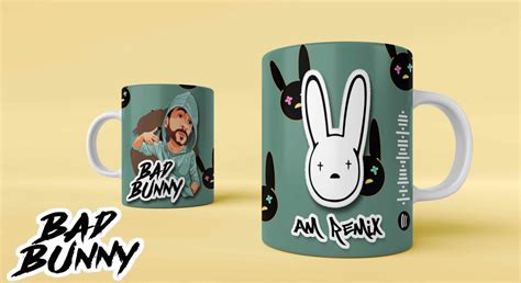 Bad Bunny Plantillas Tazas Plantillas Para Sublimar Sexiz Pix