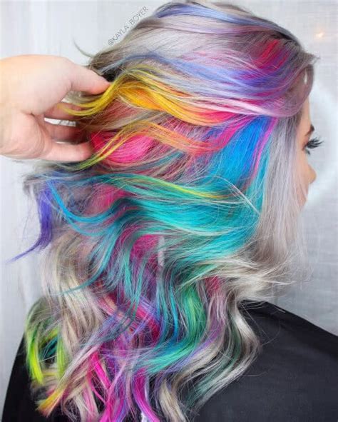 32 Photos Of Rainbow Hair Ideas To Consider For 2021 Hair Dye Colors