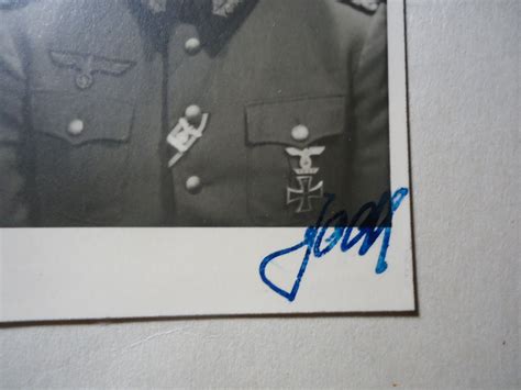 German General Jodl Signed Photo Note Card Rare Sjs Militaria