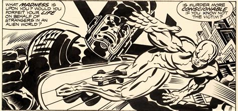 Capns Comics Galactus And The Silver Surfer By Jack Kirby