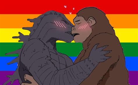 Godzilla And Kong Support Gay Rights Godzilla Vs Kong Know Your Meme