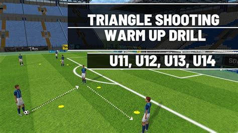 Shooting Warm Up Drill U11 U12 U13 U14 Footballsoccer Youtube