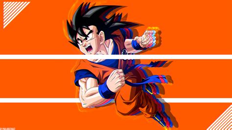 Desktop Wallpaper Angry Goku Glitch Artwork Dragon Ball Super Hd