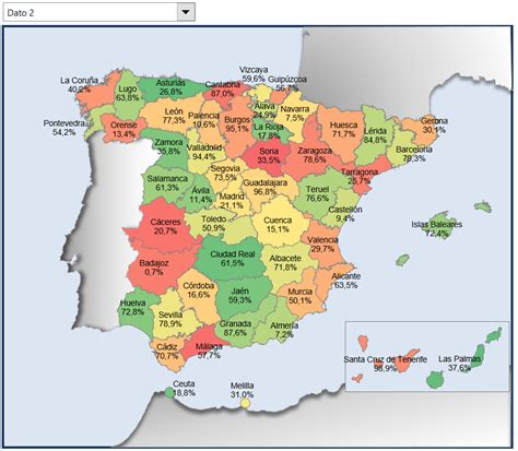 Lista 99 Foto Mapa De España Por Provincias Y Comunidades Para