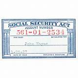 Pictures of Social Security Template