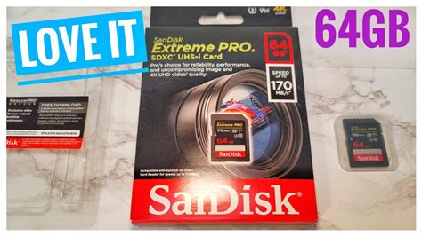 Review Sandisk 64gb Extreme Pro Sd Card Youtube
