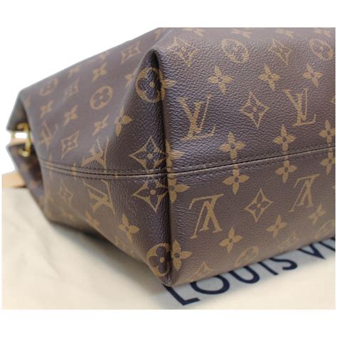 Louis Vuitton Graceful Mm Monogram Canvas Shoulder Bag Brown Us