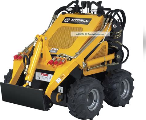 Steele 20hp Personal Task Unit Skid Steer Loader New Free Attachments