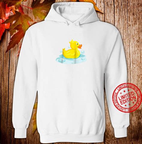Cute Yellow Duck Rubber Ducky Duckie Bathtub Party Day Shirt