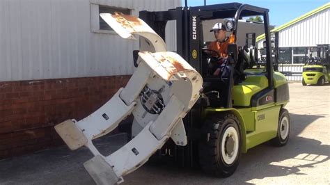 I use it along side my rand mcnally gps. Clark C50SL LPG Forklift Truck & Paper Roll Clamp ...