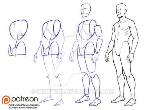 Fullbody Step By Step Anatomy Sketches Figure Drawing Reference