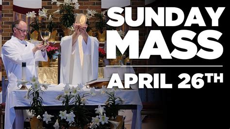 Sunday Mass April 26 2020 Pope John Xxiii Liverpool Youtube