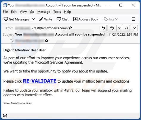 Microsoft Services Agreement Update Email Scam Removal And Recovery Steps