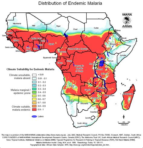 Malaria Zones Map