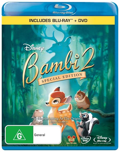 Bambi 2 Special Edition Disney Blu Ray Dvd Sanity