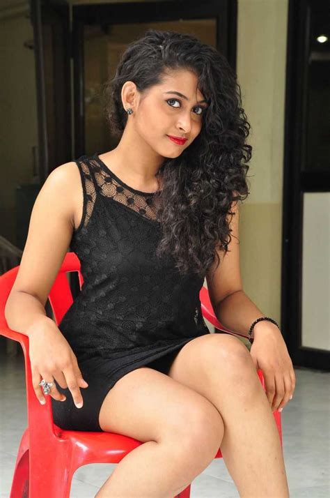 Hot Thighs Nithya Hot Thighs In Black Dress Telugu Actress