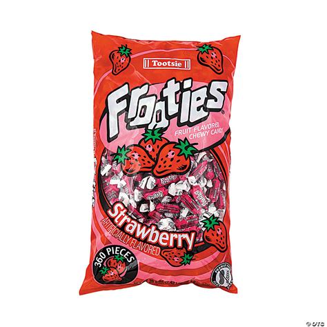 Strawberry Mini Tootsie Roll Frooties Chewy Fruit Candy 360 Pc