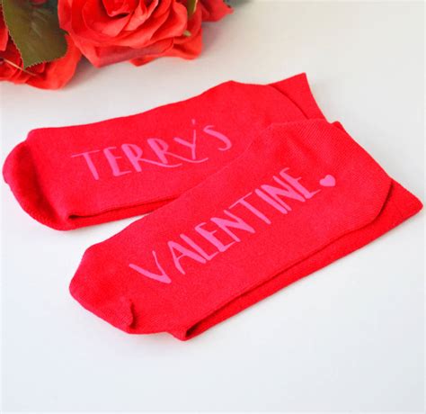 Personalised Valentine Socks By Solesmith