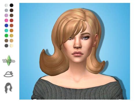 Sims 4 Mm Jayde Urbz Hair By Tekrisims Rthesims