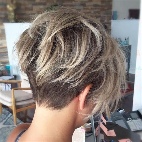 Essentially you're just bringing a piece of hair from one section over into the other. 20 Best Ideas Shaggy Pixie Hairstyles with Balayage Highlights