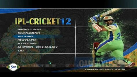 Ea sports cricket is a very addictive game to play that will have you hopping from one tournament to another. EA Sports Cricket 2012 + IPL-5 Patch For Cricket07 PC Game Gameplay + HD 1080p (OMGAyush ...