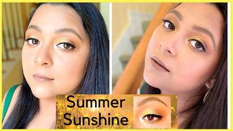Summer Sunshine Yellow Eyeshadow Makeup Tutorial Smithy Sony Grwm