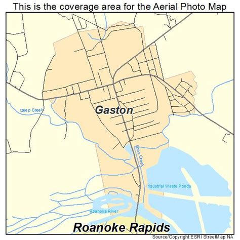 Aerial Photography Map Of Gaston Nc North Carolina