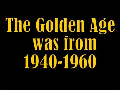 musicals the golden age