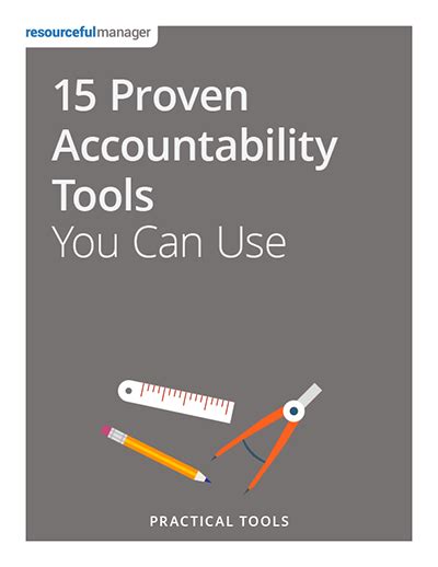 15 Proven Accountability Tools You Can Use Resourcefulmanager