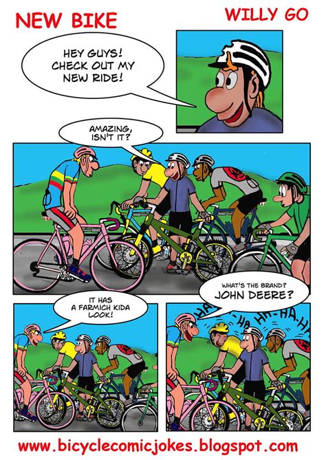 Bicycle Comic Jokes The New Bike